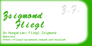 zsigmond fliegl business card